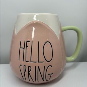 Rae Dunn “Hello Spring” Tulip-Shaped Mug